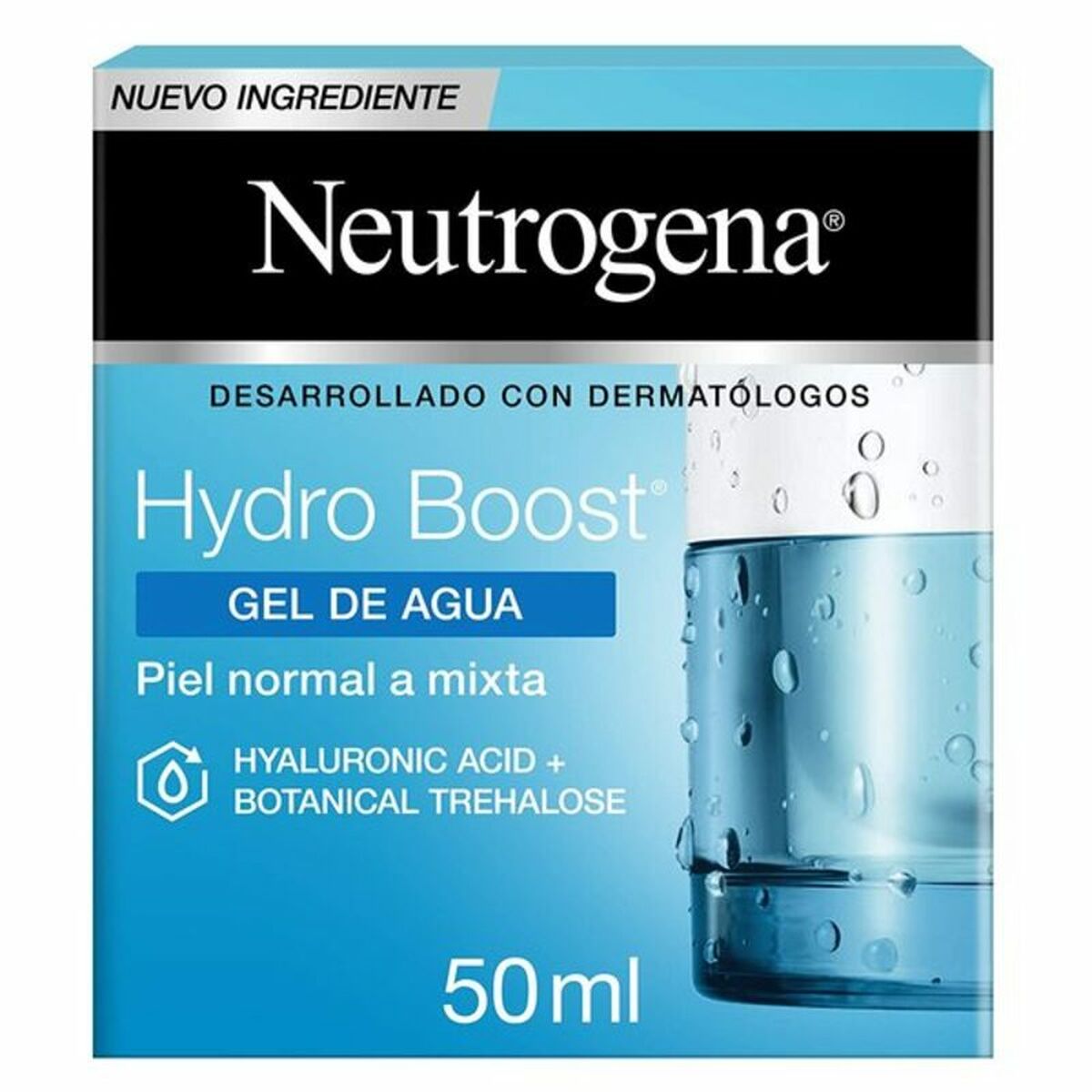 Neutrogena Hydro Boost Crema Gel Hidratante Facial con Ácido Hialurónico 50ml - Piel Mixta y Grasa - TU ULTIMO CLIC