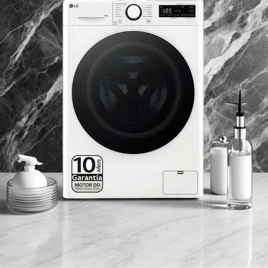 Lavadora LG F4WR6010A0W 10kg 1400rpm AI DD TurboWash - Oferta LG