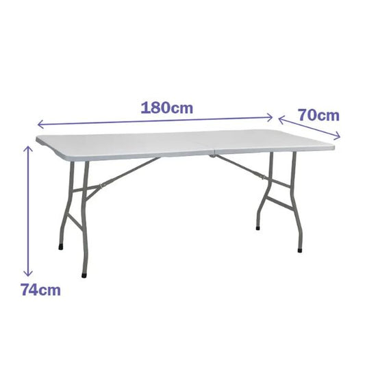 Mesa Plegable Marbueno Gris 180 cm - TU ULTIMO CLIC
