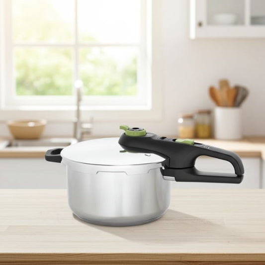 Olla Express Tefal P2580400 - Acero Inoxidable 4L Apta Inducción - TU ULTIMO CLIC