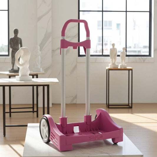 Carro Portamochilas Safta Rosa con Sistema Antivibración - TU ULTIMO CLIC