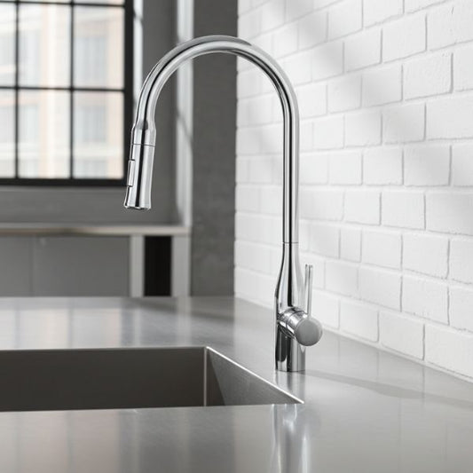 Grifo Cocina Stillo Extraíble Cromo 1 Jet - TU ULTIMO CLIC