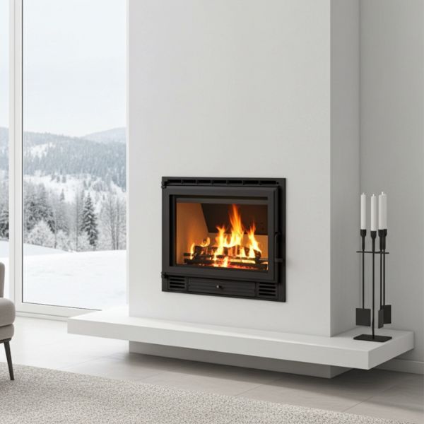 Insertable a Leña Metlor R8A - 7,8 kW con Ventilación - TU ULTIMO CLIC