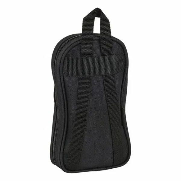 Plumier F.C. Barcelona Negro con Asa y 4 Portatodos - Poliéster 600D 23cm - TU ULTIMO CLIC
