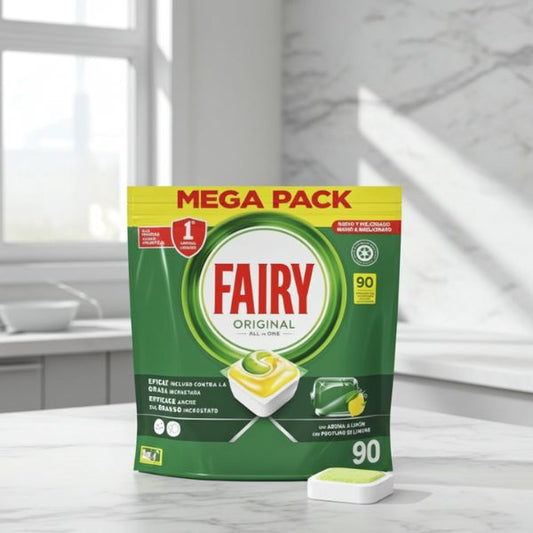 Fairy Lavavajillas Todo en 1 90 Cápsulas - TU ULTIMO CLIC