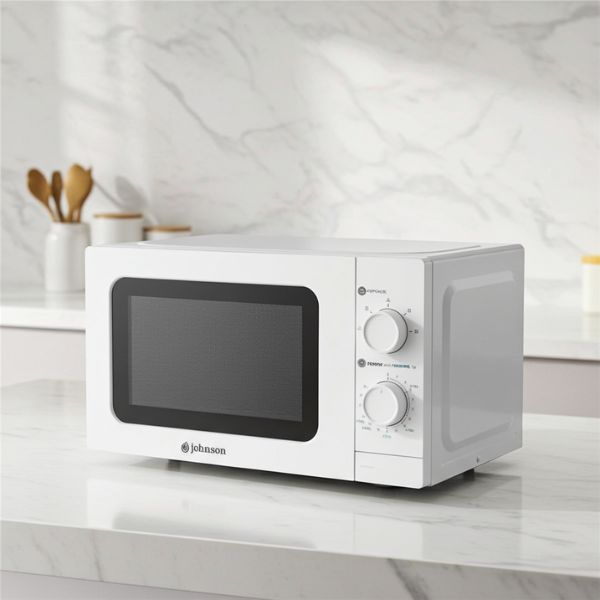 Microondas 20L Blanco Compacto y Funcional para Cocinas Modernas - TU ULTIMO CLIC