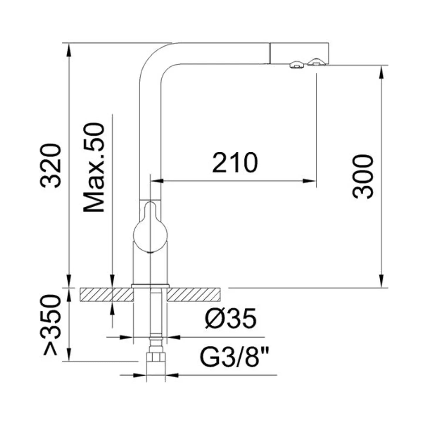 Grifo Cocina 3 Vías Nexus Extraíble | Acero Inoxidable y Compatible con Ósmosis - TU ULTIMO CLIC