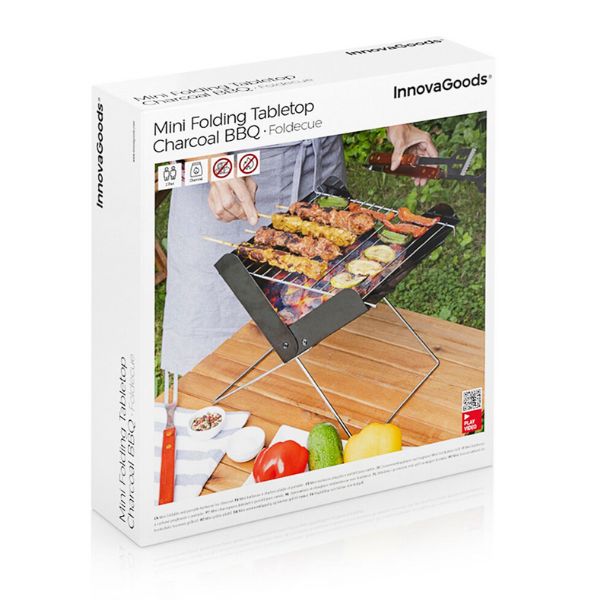 Mini Barbacoa Plegable Foldecue InnovaGoods Portátil - TU ULTIMO CLIC