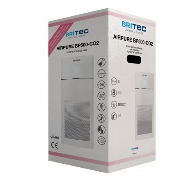 Purificador Aire BRITEC AIRPURE BP500-CO2 - TU-ULTIMO-CLIC