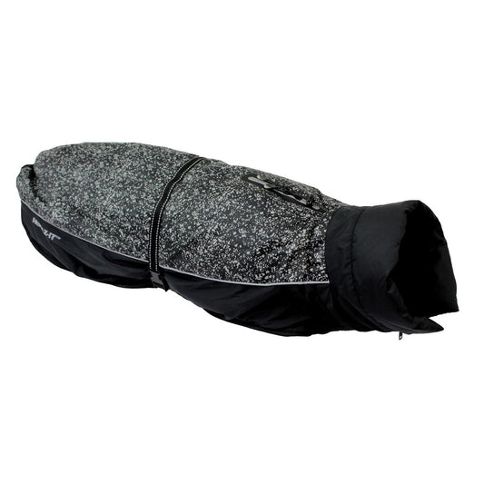 Abrigo Perro Aspen Negro Meteor 45cm | Impermeable Cortavientos