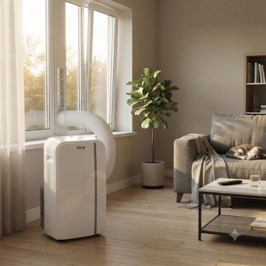 Aire Acondicionado Portátil Kosner Frío‑Calor R‑290 – Confort Todo el Año Bobroff