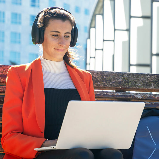 Auriculares de Diadema Plegables Inalámbricos Folbeat InnovaGoods · Bluetooth 5.3 · Micrófono · Reducción de Ruido InnovaGoods