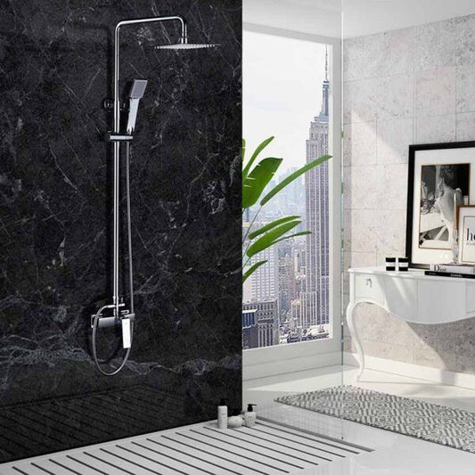 Barra de Ducha Monomando IMEX Art | Diseño Cuadrado | Acabados Premium Color Wow