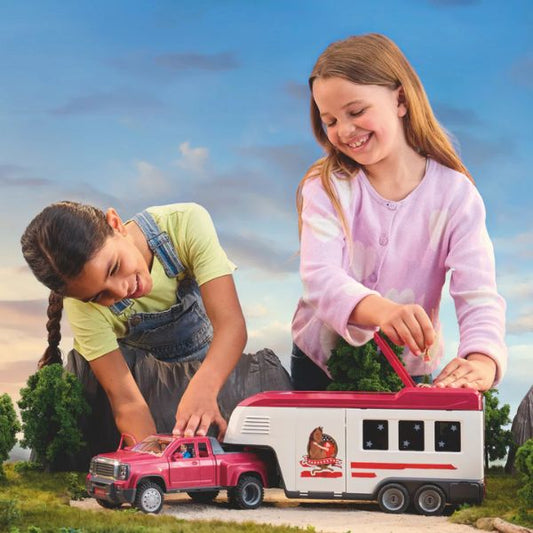 Schleich Horse Club 42705 Camioneta Lakeside con Remolque y Caballos - TU-ULTIMO-CLIC