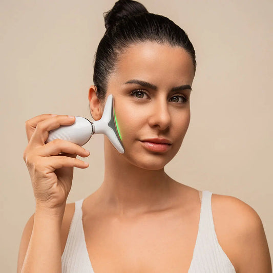 Pack Masajeador Facial Selora LED, EMS y Calor + Sérum Rice Joyboost InnovaGoods InnovaGoods