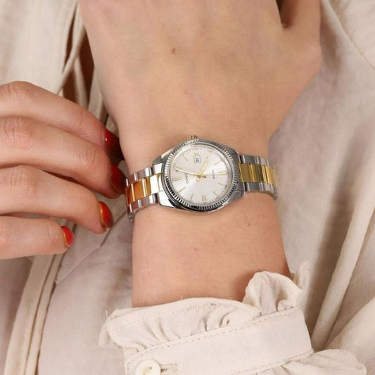 Reloj Casio Mujer LTP-1302PSG-7AVEG | Acero Bicolor Cuarzo 5ATM Ø34,5mm
