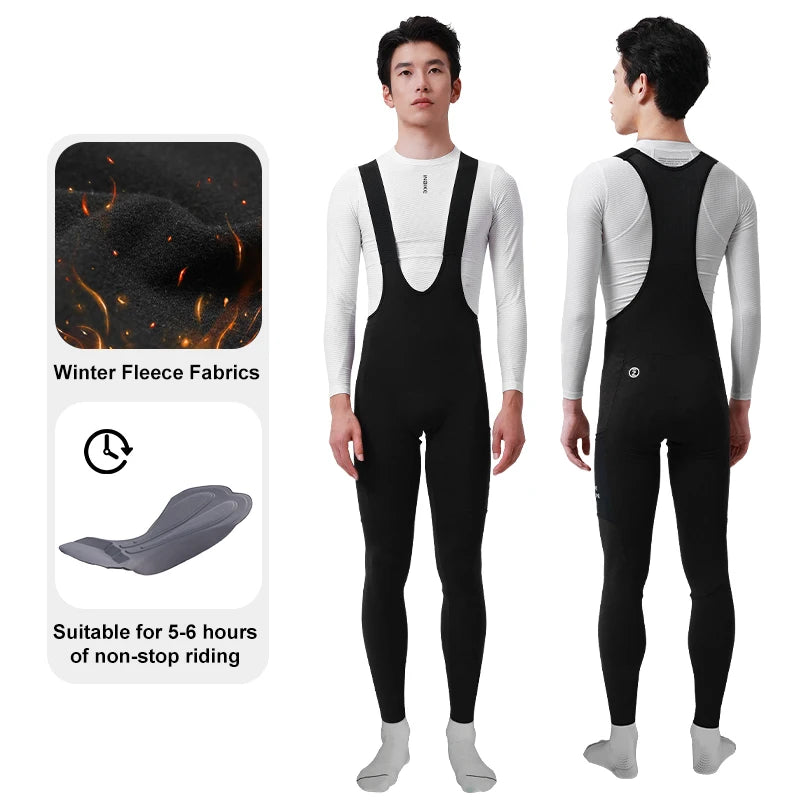 INBIKE Pantalones Ciclismo Invierno - Pechera Térmica con Acolchado 3D - TU ULTIMO CLIC