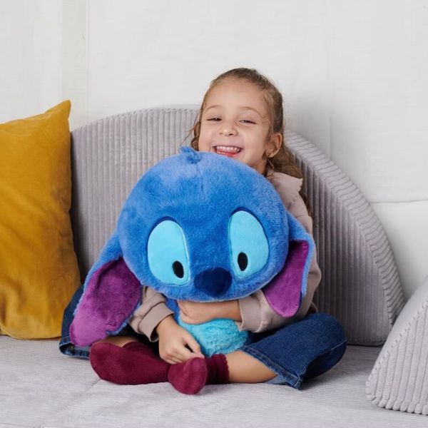 Peluche Stitch Disney 35 cm - Huggable de Simba: ¡El Experimento 626 más Adorable! Smoby