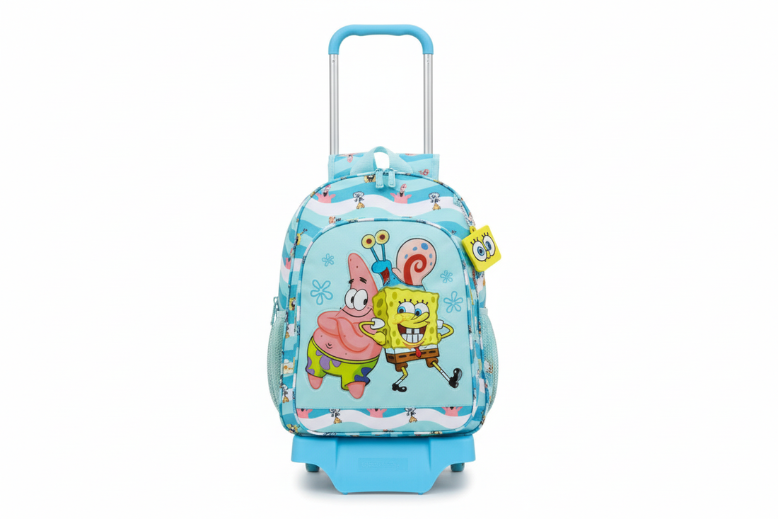 Mochila Infantil con Rueditas Spongebob: La Mejor Mochila Carrito Infantil 2026
