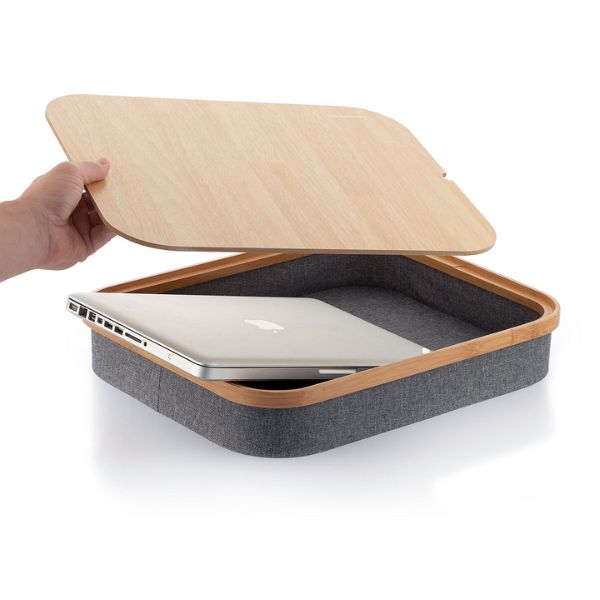 Escritorio Portátil con Almacenaje Larage InnovaGoods | Mesa Cama Sofá Multifunción - TU ULTIMO CLIC