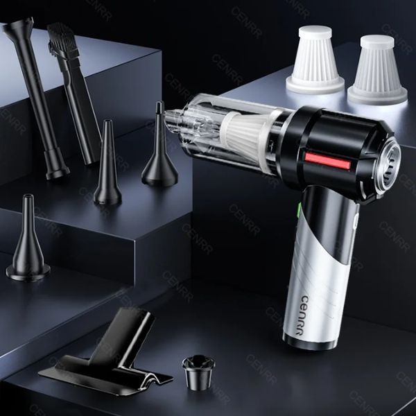 Aspirador de Coche CENRR Mini - Potente Aspiradora Portátil Inalámbrica 998000PA - TU ULTIMO CLIC