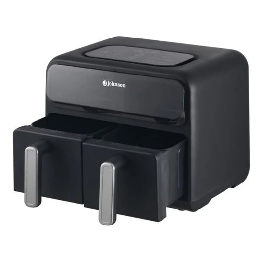 Freidora de Aire Johnson 8L  Doble Cesta Independiente 2400W con Control Táctil - TU ULTIMO CLIC