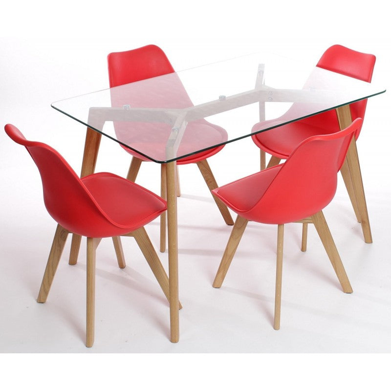 Silla TORRE 4P - Diseño Moderno en Varios Colores - TU ULTIMO CLIC
