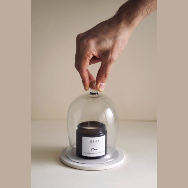 Cúpula de Vidrio Decorativa - Elegante para Mesa y Velas - TU ULTIMO CLIC