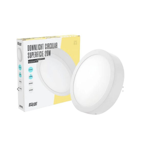 Plafón LED Circular 20W - 6000K y 4200K Blanco - TU ULTIMO CLIC