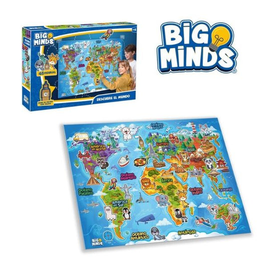 Descubre el Mundo - Juego Didáctico de Geografía en Fieltro - TU ULTIMO CLIC