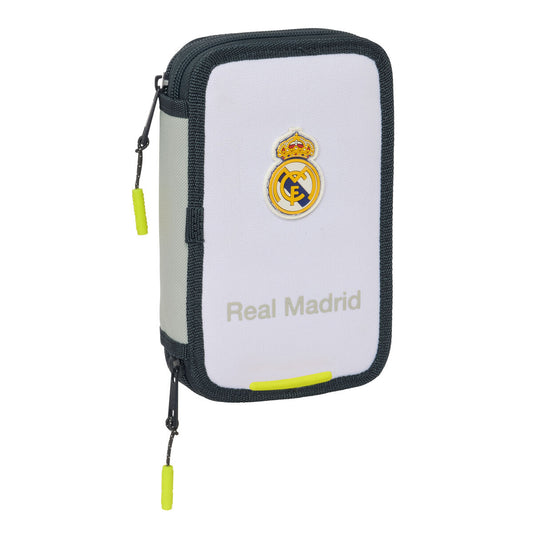 Estuche Escolar Real Madrid Blanco Completo - TU ULTIMO CLIC