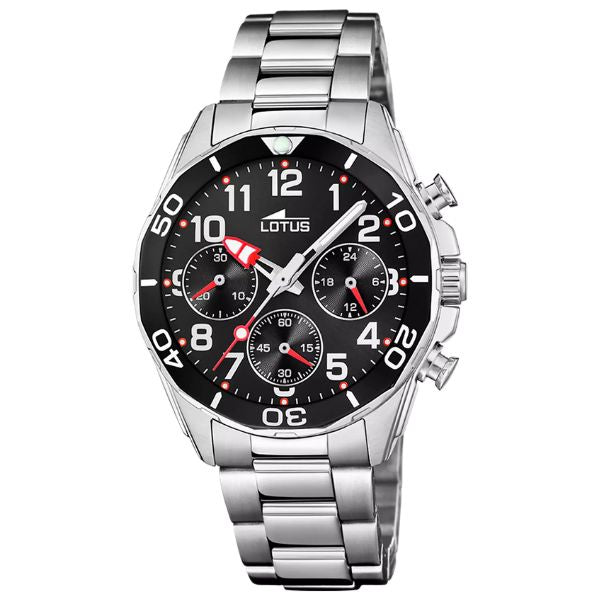 Reloj Lotus Hombre 18858/2 Negro Plateado - TU ULTIMO CLIC