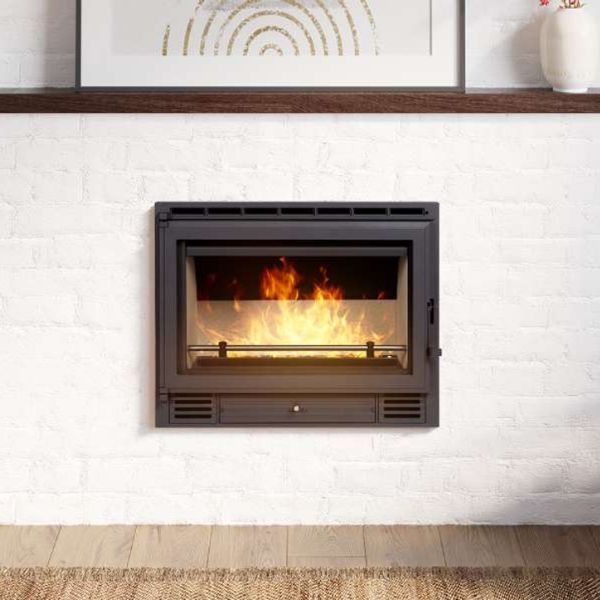 Insertable a Leña Metlor R8A - 7,8 kW con Ventilación - TU ULTIMO CLIC