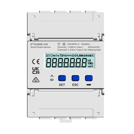 Huawei DTSU666-HW/YDS60-80 | Medidor Trifásico Preciso para Autoconsumo Solar - TU ULTIMO CLIC
