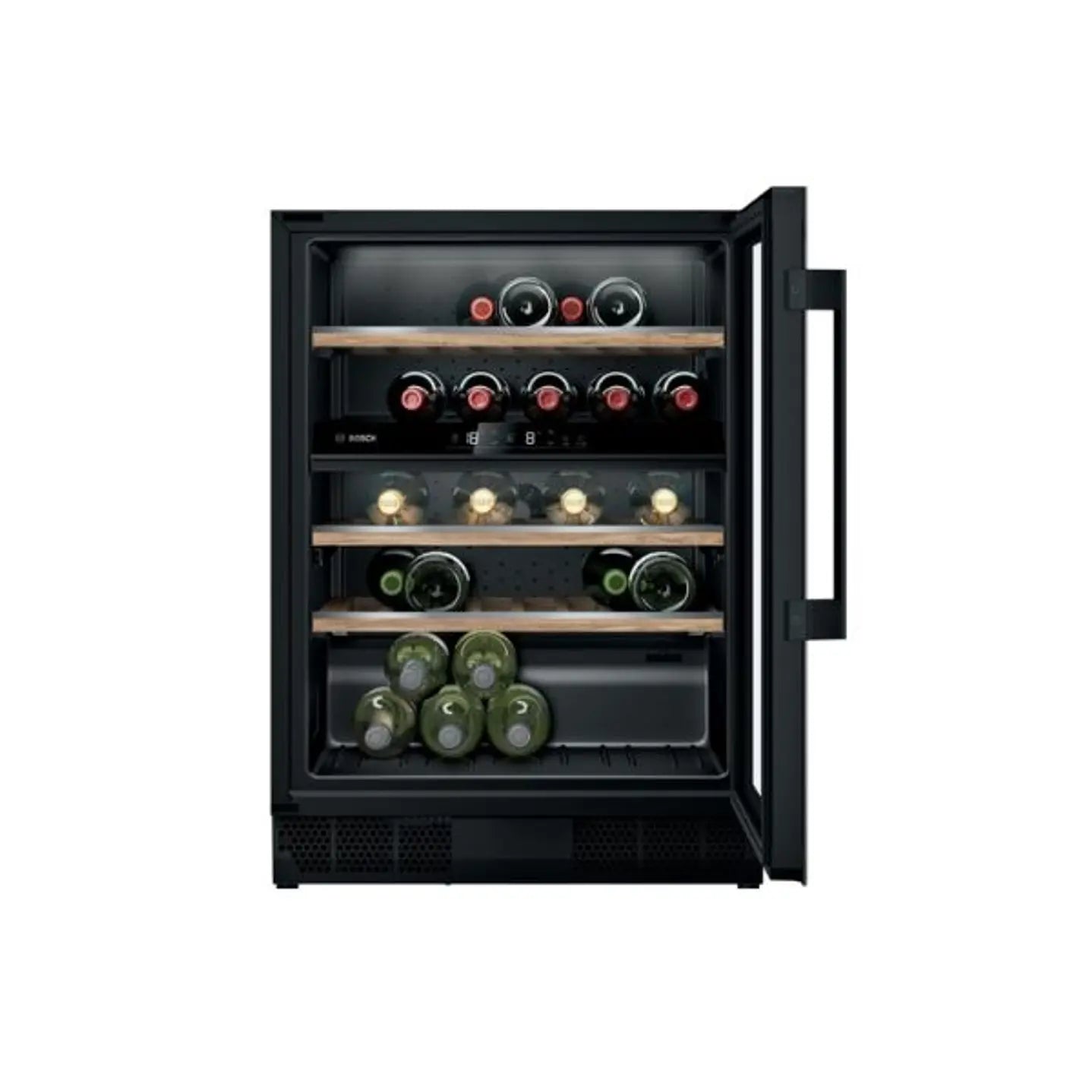 Vinoteca Bosch KUW21AHG0 | 44 Botellas con Doble Zona y Filtro UV - TU ULTIMO CLIC