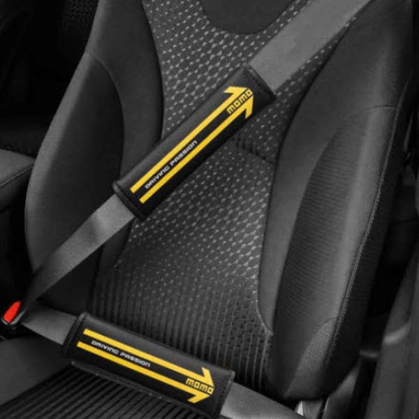 Almohadillas MOMO para Cinturón de Seguridad Negro - TU ULTIMO CLIC