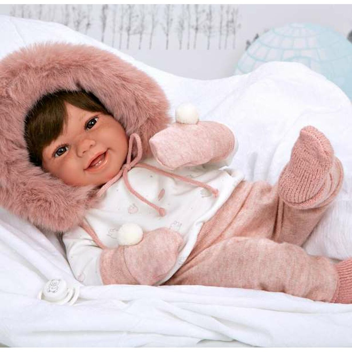 Muñeca Bebé Zoe Elegance con Peso y Manoplas - TU ULTIMO CLIC