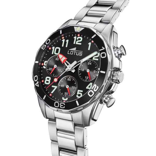 Reloj Lotus Hombre 18858/2 Negro Plateado - TU ULTIMO CLIC