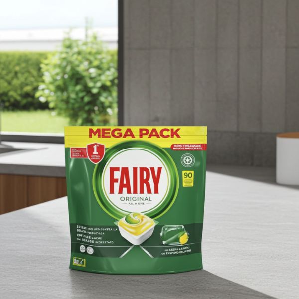 Fairy Lavavajillas Todo en 1 90 Cápsulas - TU ULTIMO CLIC