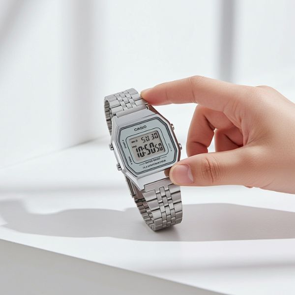 Reloj Casio Mujer LA680WEA-7EF Plateado Vintage