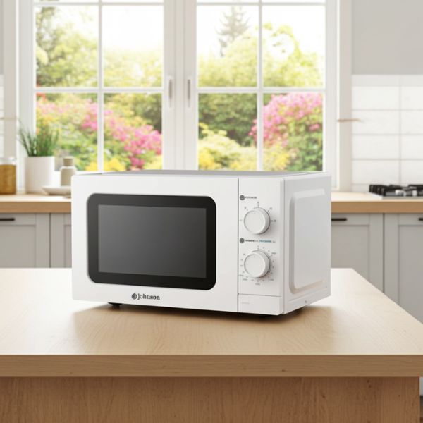 Microondas 20L Blanco  Compacto y Funcional para Cocinas Modernas - TU ULTIMO CLIC
