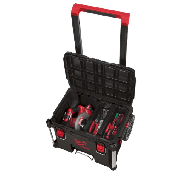 Baúl con Ruedas Milwaukee PACKOUT 113 kg IP65 - TU ULTIMO CLIC