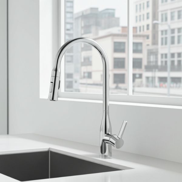 Grifo Cocina Stillo Extraíble Cromo 1 Jet - TU ULTIMO CLIC