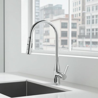 Grifo Cocina Stillo Extraíble Cromo 1 Jet - TU ULTIMO CLIC