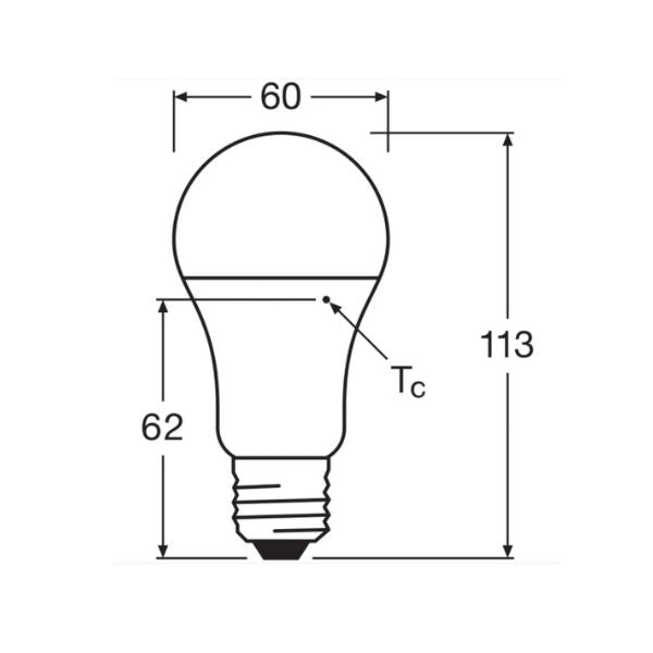 Bombilla LEDVANCE 10W E27 6500K - Luz Blanca Fría - TU ULTIMO CLIC