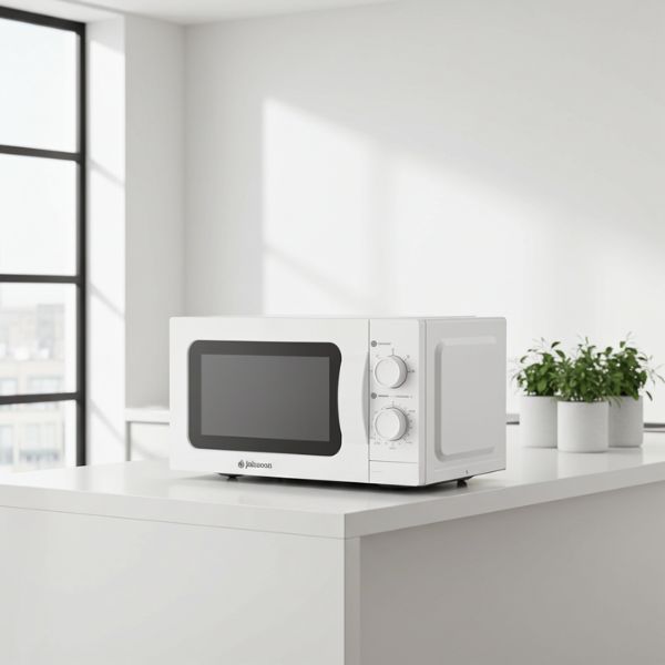 Microondas 20L Blanco  Compacto y Funcional para Cocinas Modernas - TU ULTIMO CLIC
