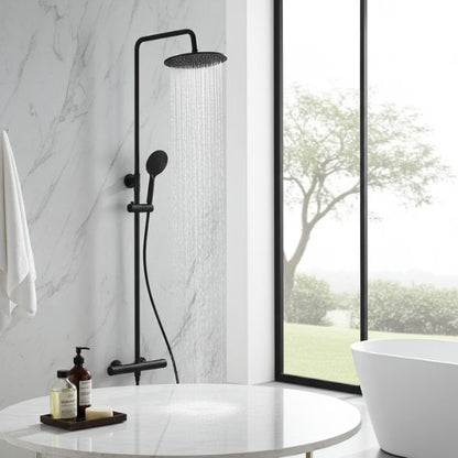 Ducha Termostática Clever Go!2 Negro Mate - 5 Funciones, Seguridad 38°C y Cold Touch - TU ULTIMO CLIC