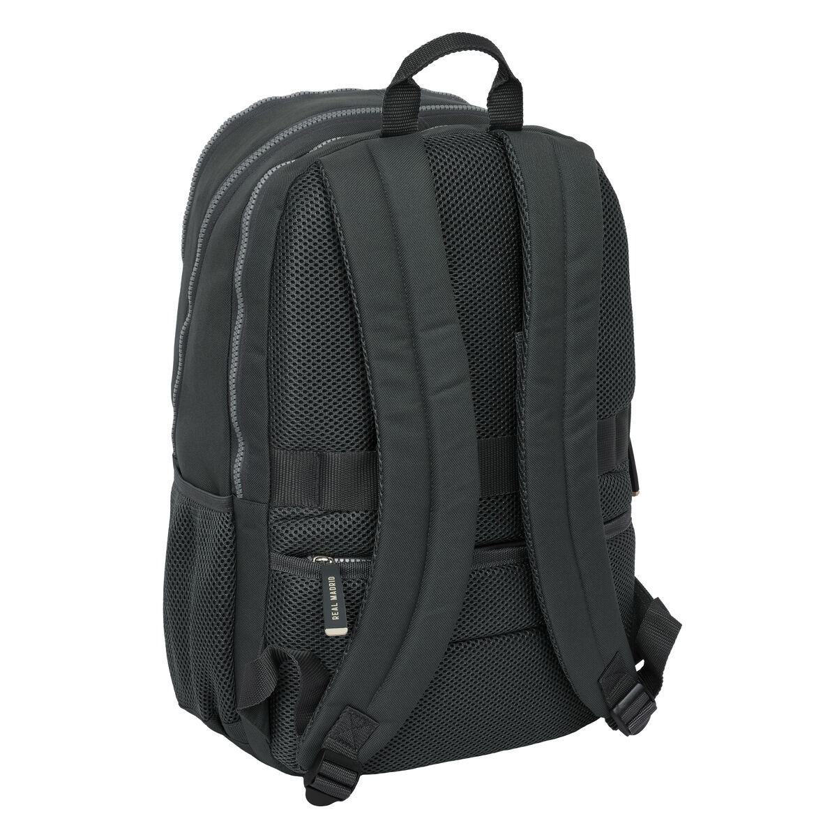 Mochila Real Madrid Gris con Portátil y Portazapatos - TU ULTIMO CLIC