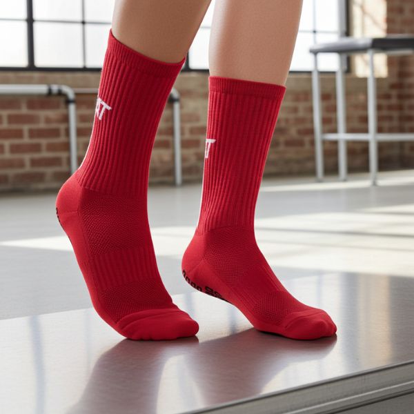 Calcetines Rinat Deportivos Rojos Antideslizantes - TU ULTIMO CLIC