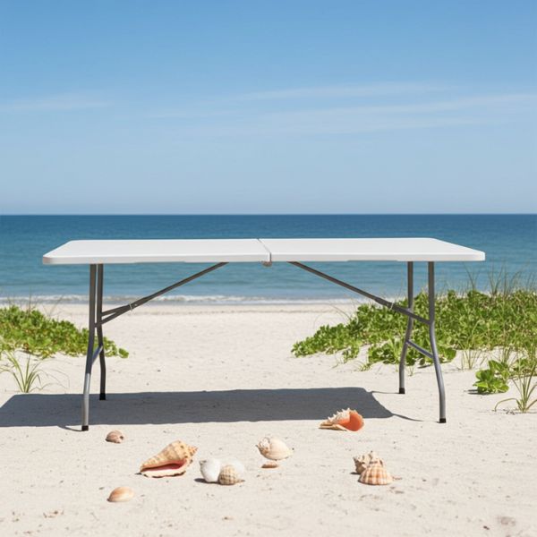 Mesa Plegable Marbueno Gris 180 cm - TU ULTIMO CLIC
